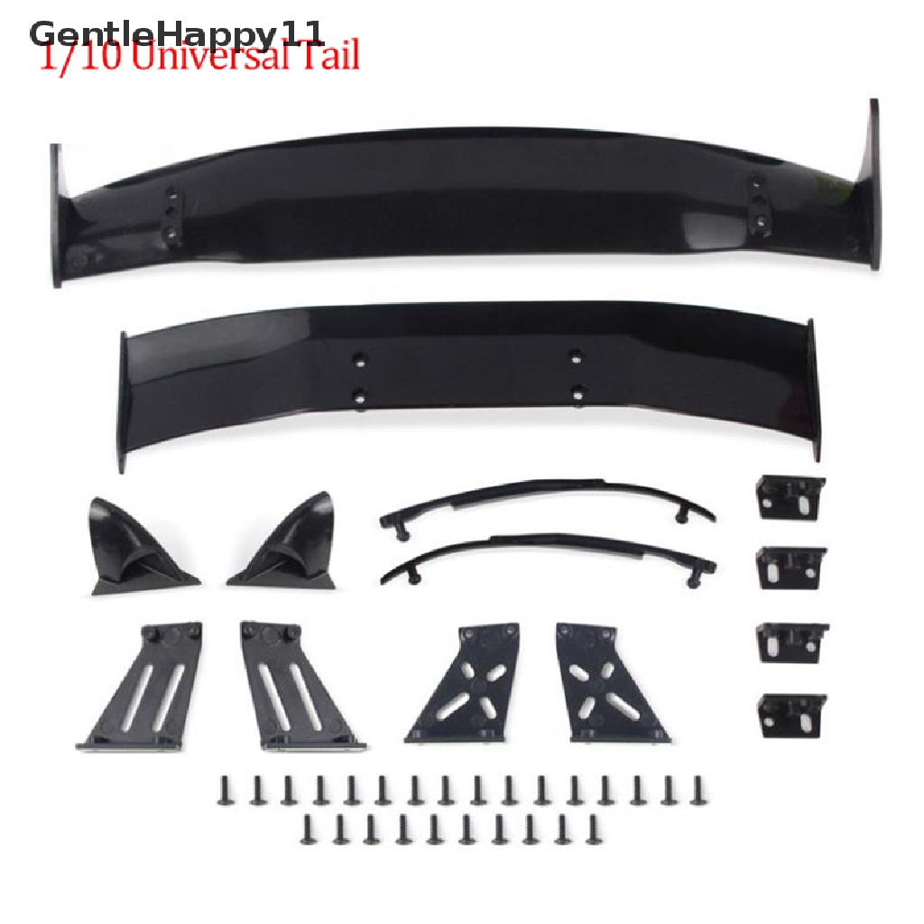 Gentlehappy 1per10 RC Aksesoris Mobil Part1Per10 RC Drift Car Wing Series Plastik Spoiler id