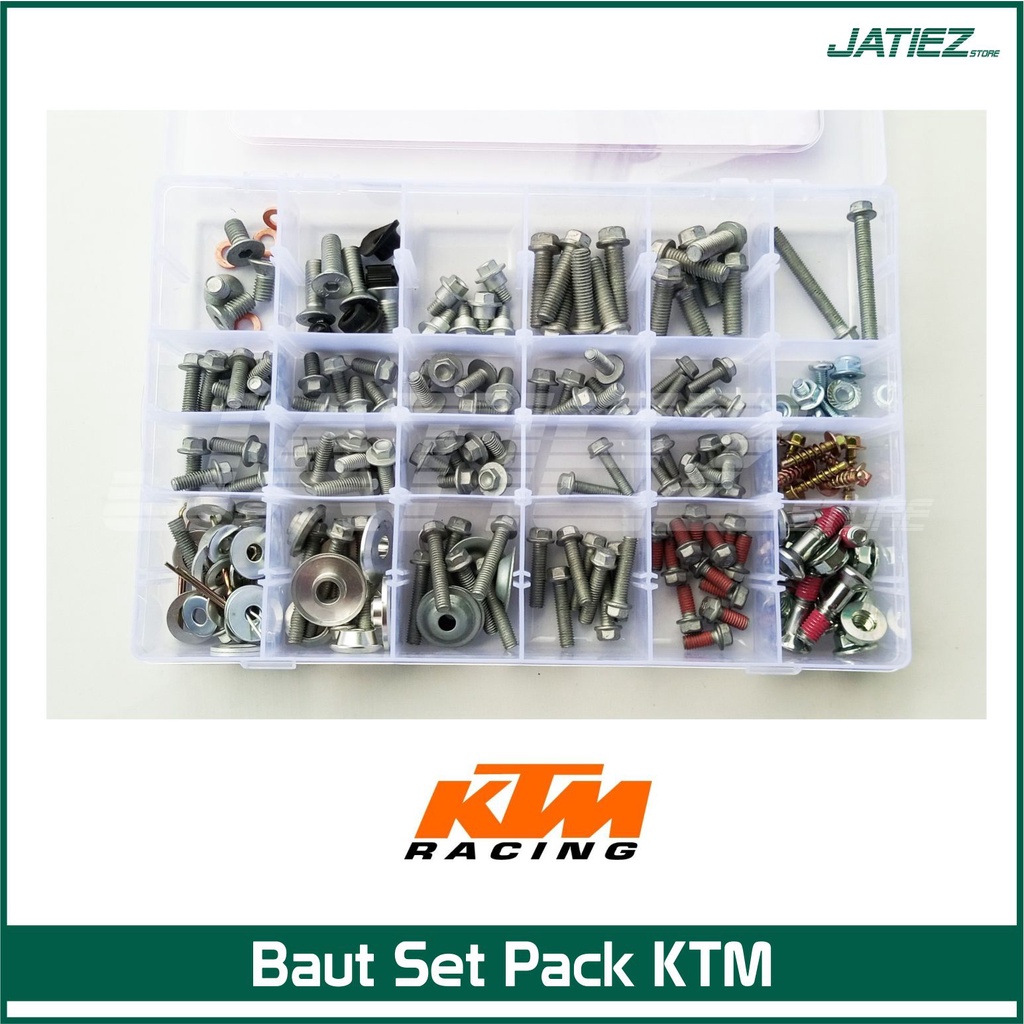 Baut Set pack KTM Husqvarna Husaberg - Baut set Kawasaki KX KXF - Baut set Yamaha YZ 125 250 450