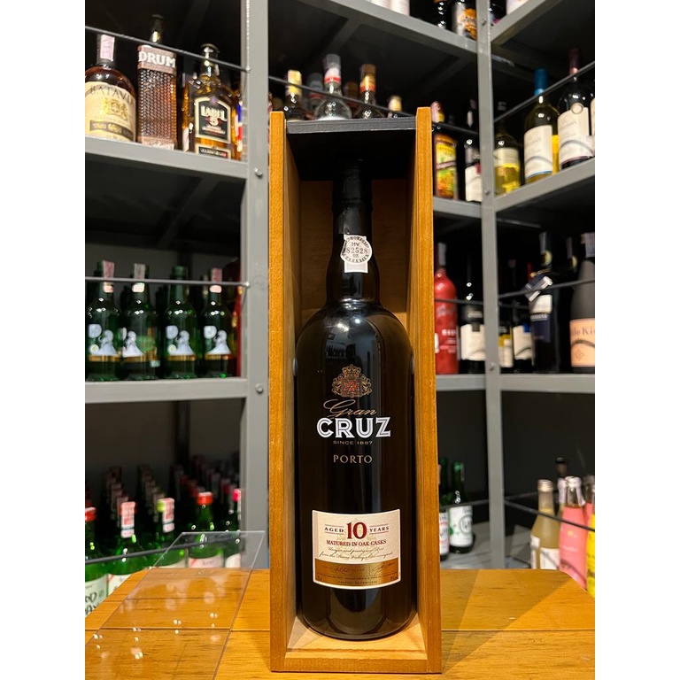 RED PORT WINE GRAN PORTO CRUZ AGED 10 YEARS OLD YO 750ML