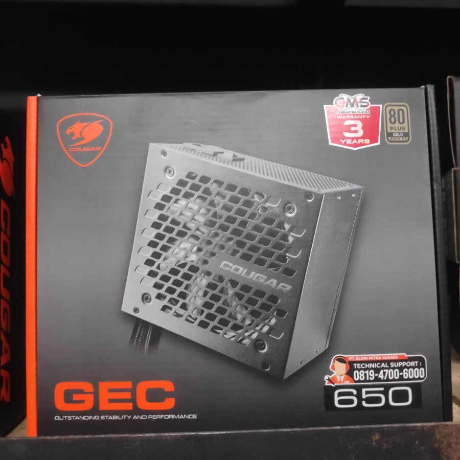 COUGAR Power Supply GEC-650 80+ Gold 650w
