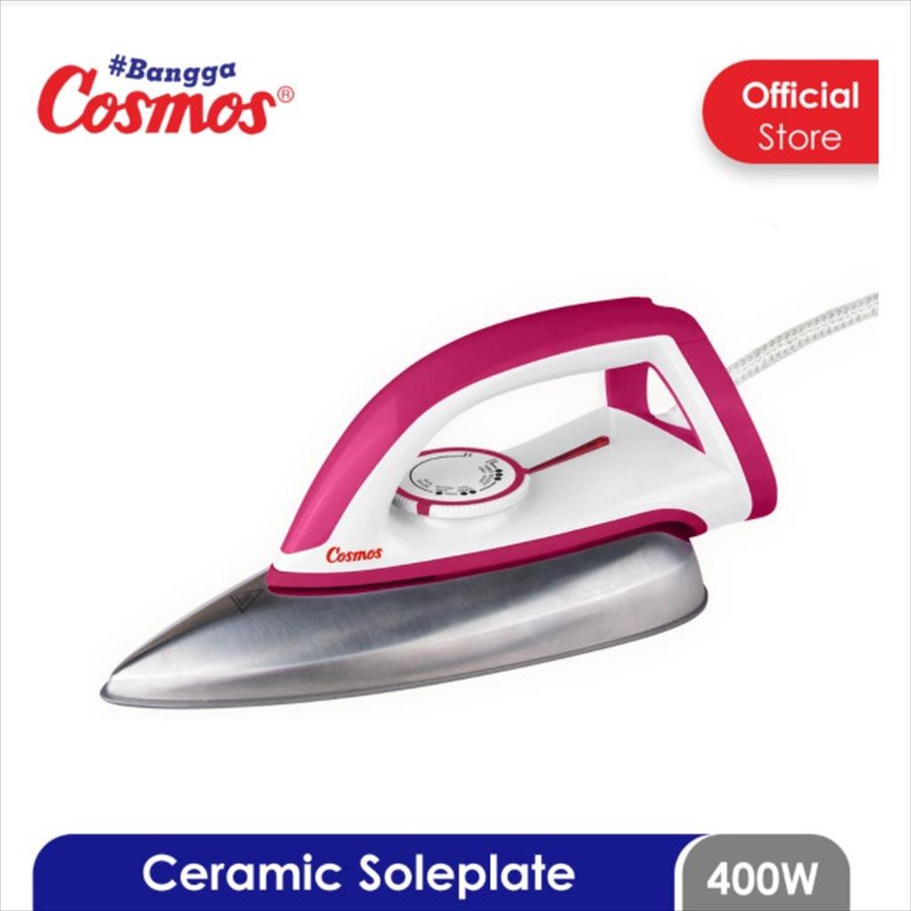 Setrika Listrik Tapak Lapis Keramik Cosmos CI-3110 C - Electric Iron Ceramic Soleplate Cosmos CI 3110 C