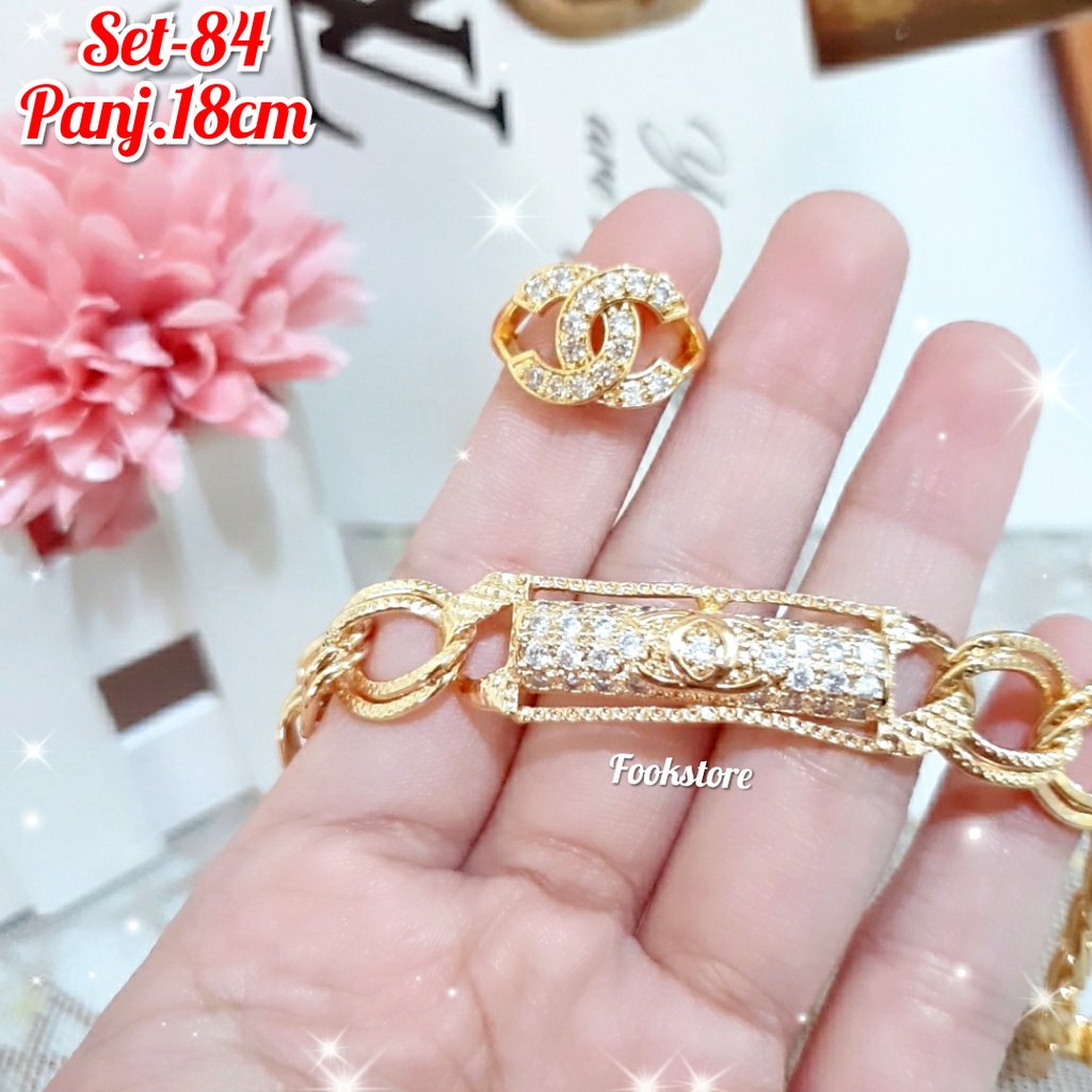 COD TERMURAH SET GELANG GRATIS CINCIN CANTIK