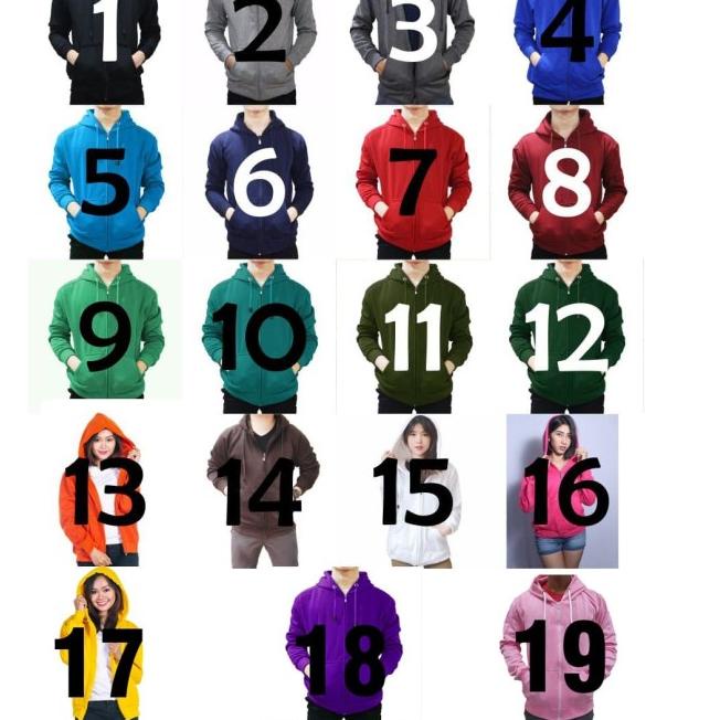 JAKET POLOS HOODIE ZIPPER HITAM RESLETING - Hitam, M