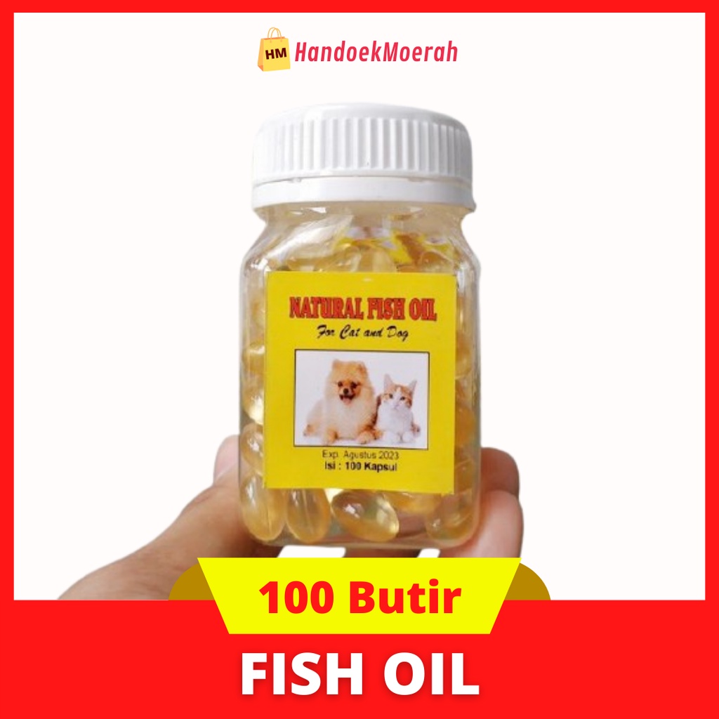Omega 3-6-9 Fish Oil 100 Butir Hewan