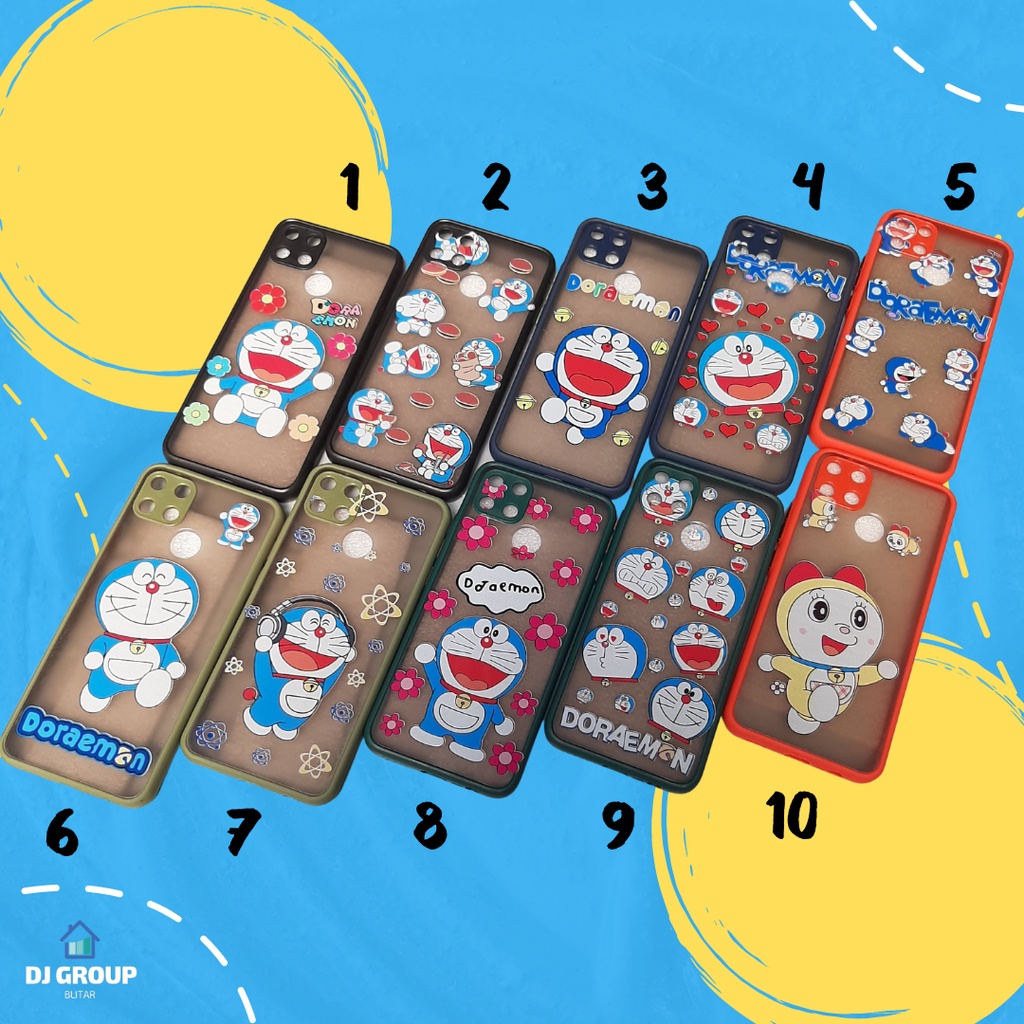 My Choice Karakter Doraemon Redmi Note 5 5+ plus 5plus 6a 6 Pro Hybrid Case