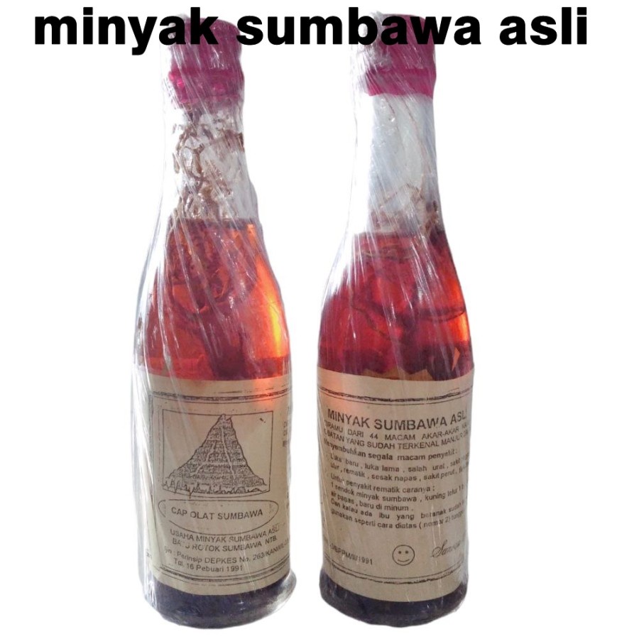 Minyak Sumbawa Cap Olat Sumbawa Minyak Sumbawa Asli
