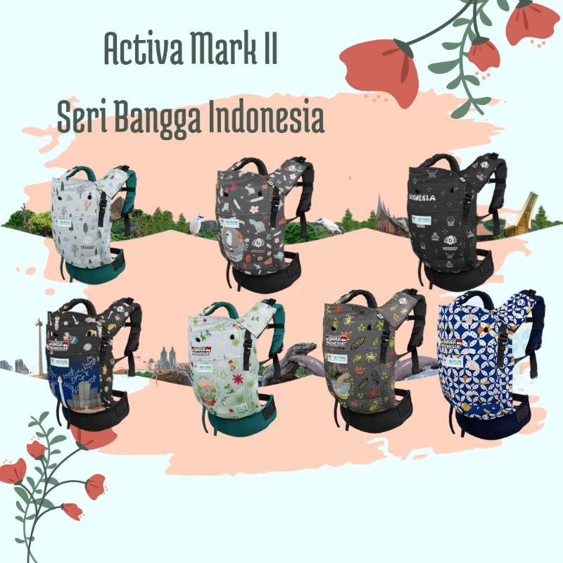 [READY STOCK] GENDONGAN MSHAPE bayiku.id ACTIVA Seri Bangga Indonesia