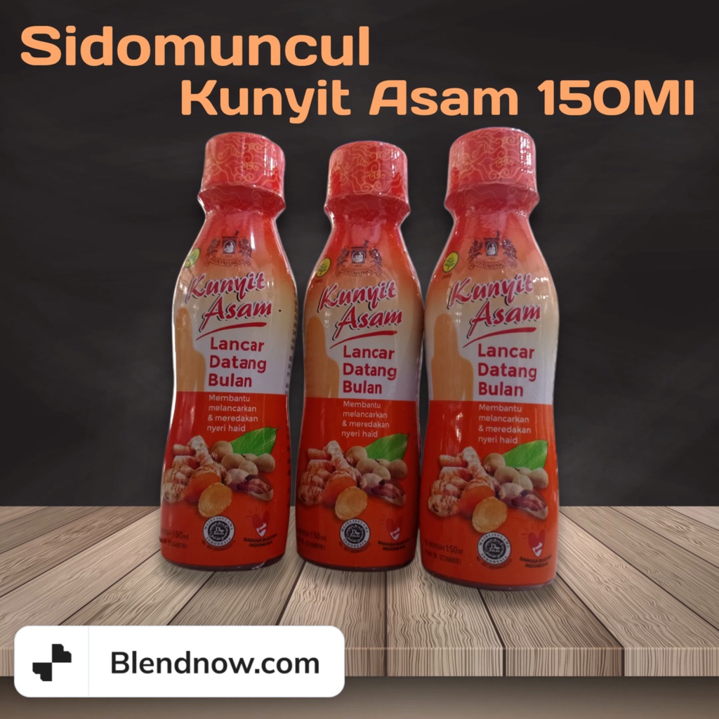 

Kunyit Asam Sidomuncul Pelancar Haid 150ml
