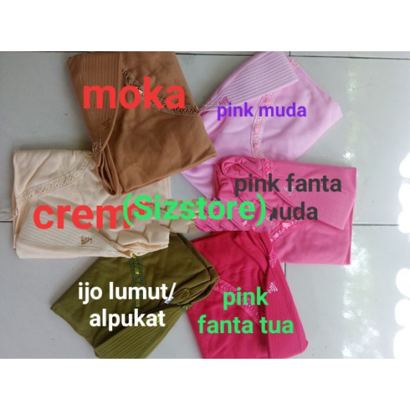 Hijab Instan Anak S//TK SD kelas 1 Serut pita Samping