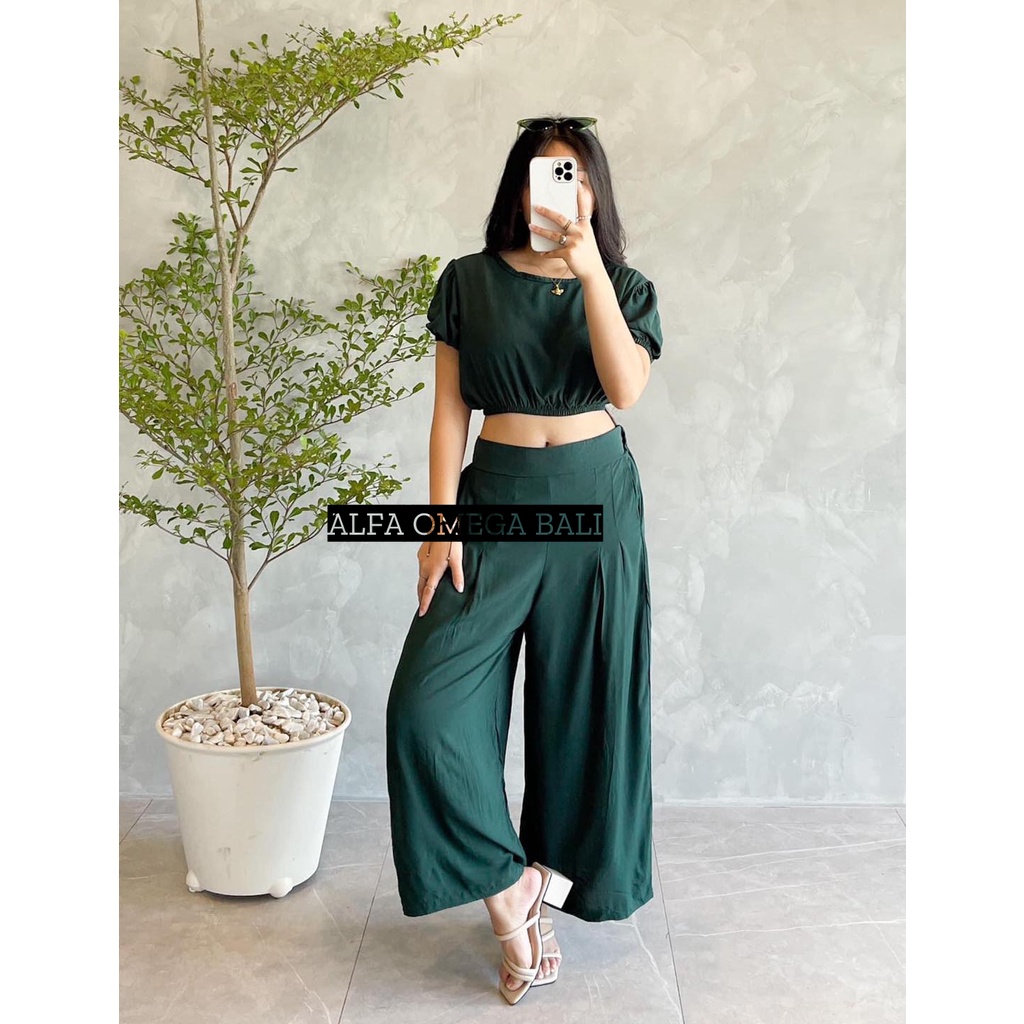 ALFA One Set Crop Baloon Wanita Fit XL