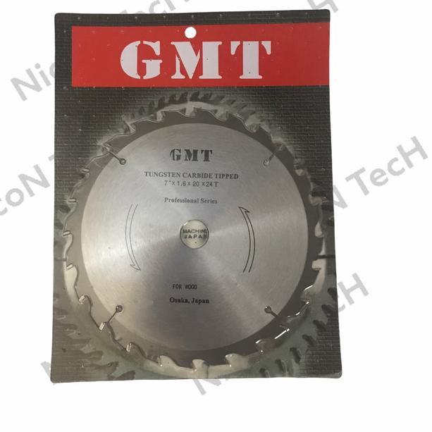 Mata Circular GMT 7 inch x 24 T / Circular Saw Blade/ Mata Potong Kayu