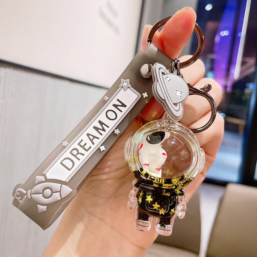 Mxbeauty Spaceman Gantungan Kunci Trendi Kecil Perempuan Drift Botol Hadiah Ulang Tahun Pasangan Tas Sekolah Keyring Boy Anak Car Key Chain