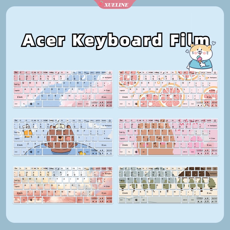 Film Pelindung keyboard Bahan Silikon Motif Kartun Untuk Acer Swift 1 SF114-32 Swift 5 SF514-51 14inci swift1 swift5 Zf S14