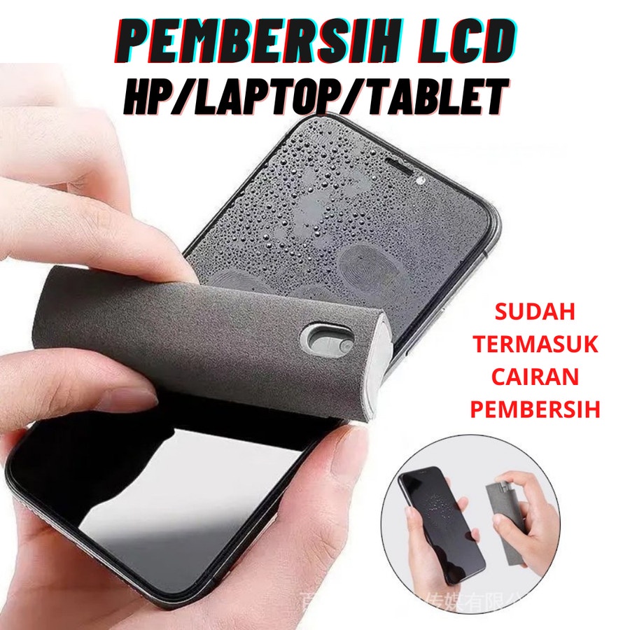 SEMPROTAN PEMBERSIH LAYAR LCD HP LAPTOP TABLET SPRAY CELANING KIT SCREEN CLEANER PORTABLE