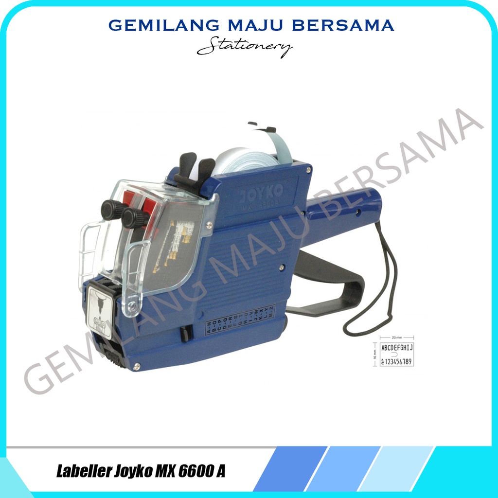 

Alat / Mesin Label Harga / Labeller Joyko MX 6600 A (Angka&huruf)