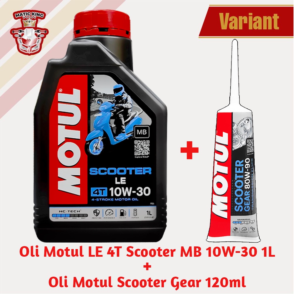 Motul Oli Mesin Scooter LE 10W-30 JASO MB API 1L