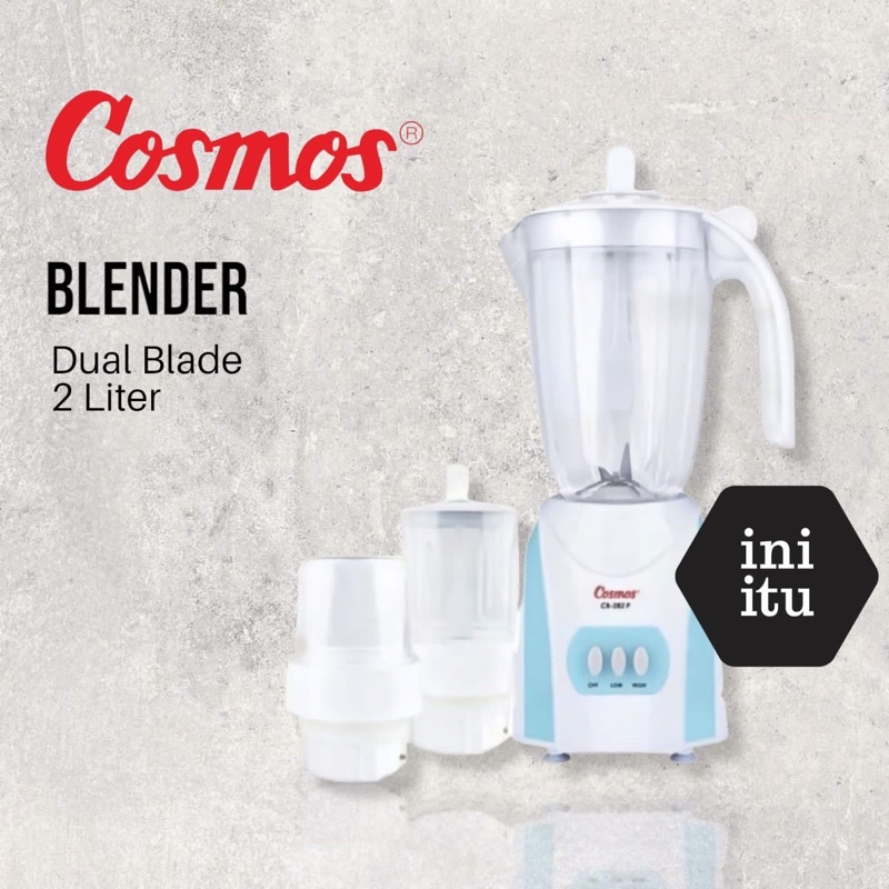 [ Cosmos ] Blender Plastik Cosmos CB 281P / 282P - 3 in 1 - Big Capacity