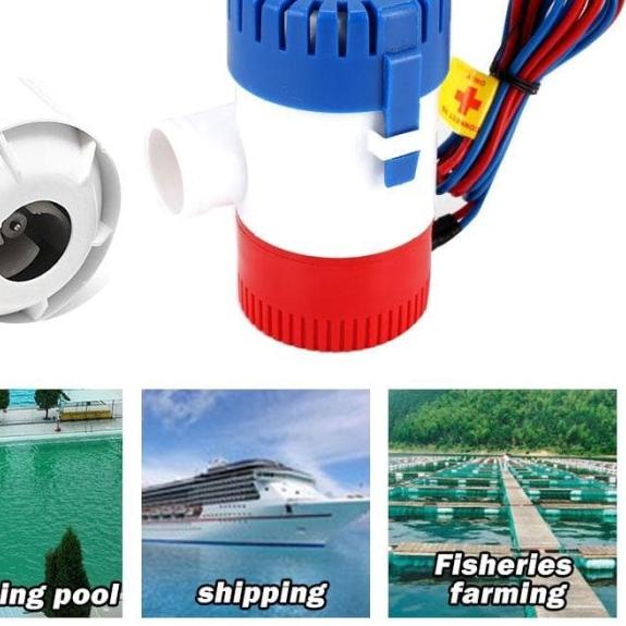 pompa air celup bilge pump 12 volt 1100GPH