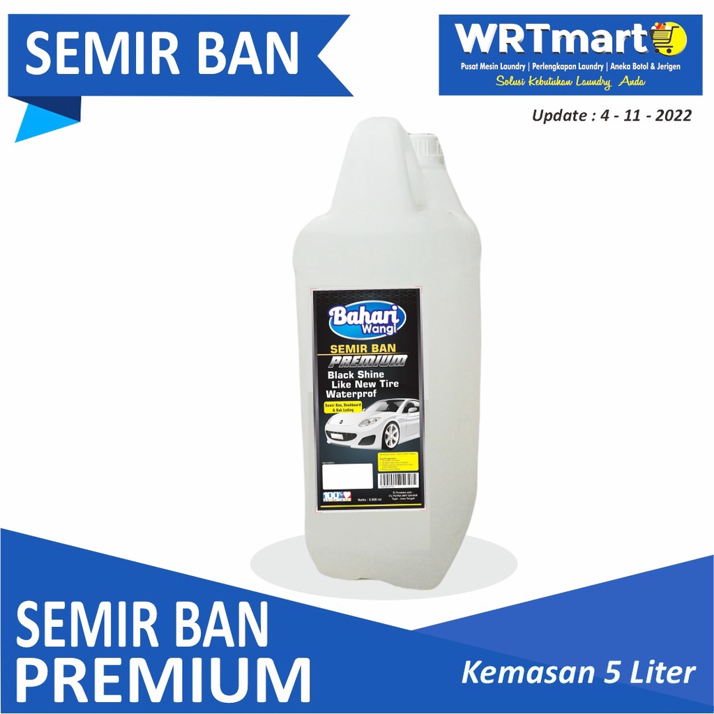 SEMIR BAN MOBIL 5 LITER | SEMIR BAN MOTOR | SEMIR BAN MOBIL TERBAIK | SEMIR BAN MOBIL TAHAN LAMA | S