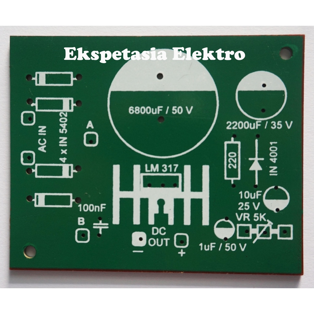 PCB Power Supply LM 317 / 2 pcs