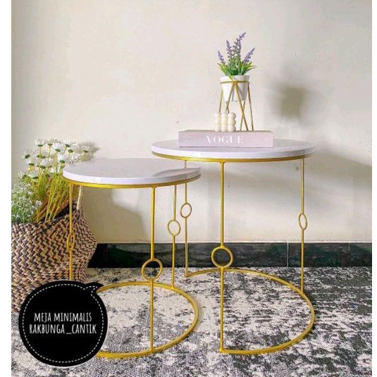 meja minimalis murah ruang tamu marble