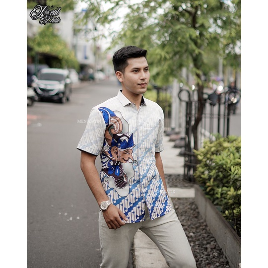 MENSBATIK - batik pria - kemeja batik - batik pria lengan pendek - batik pria modern - batik anak mu