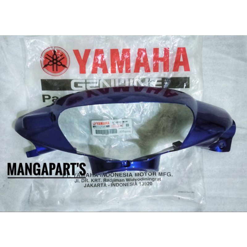 Batok depan mio sporty biru original batok kepala depan mio sporty biru original yamaha