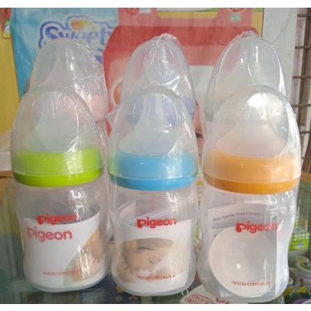 ^ KYRA ^ Pigeon Botol Susu Bayi Standart PP RP Wide Neck Soft Touch Peristaltic Plus