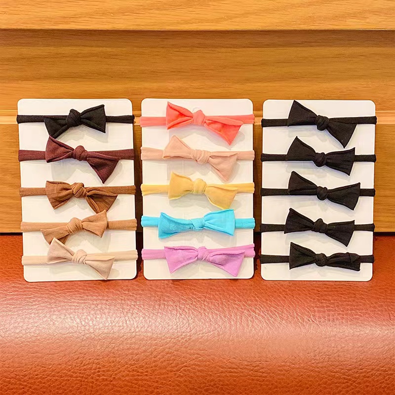 [5 PCS] Ikat Karet Rambut Pita Lucu Untuk Wanita Aksesoris Rambut Ala Korea Fashion Import