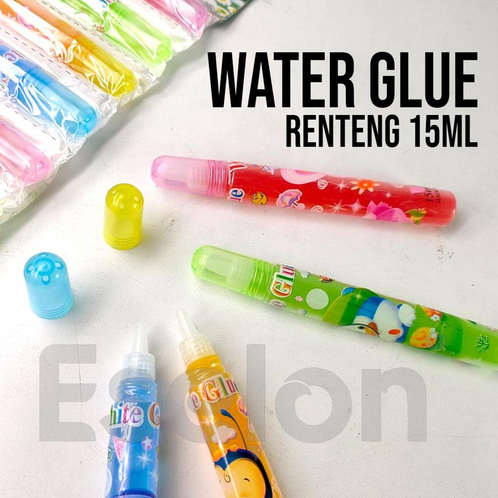

ヸ 1 renteng Lem renteng cair/ 12pcs lem cair 15ml /Water glue ㄽ