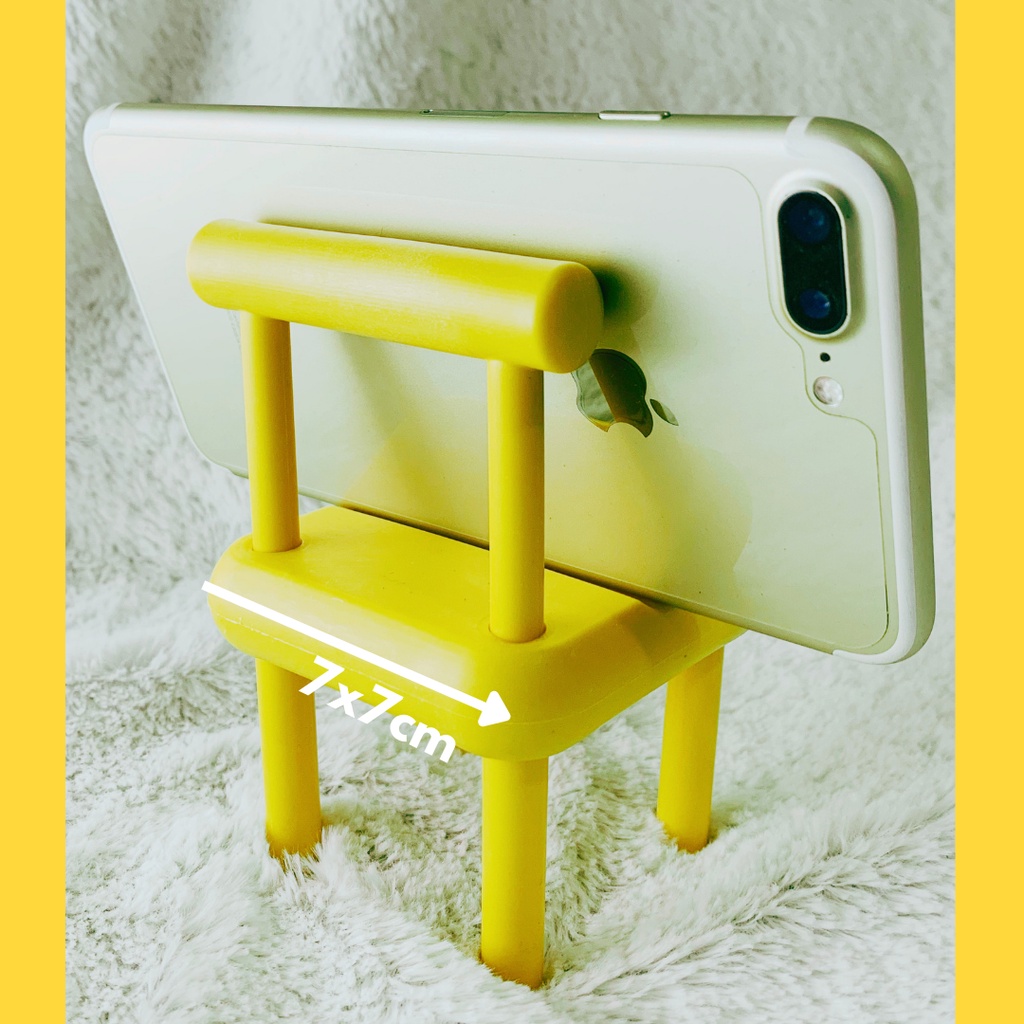 BOLOGROSIR[SHB] Stand Holder Bangku / Stand Handphone Model Bangku Kursi / Phone Holder Kursi / Standing HP