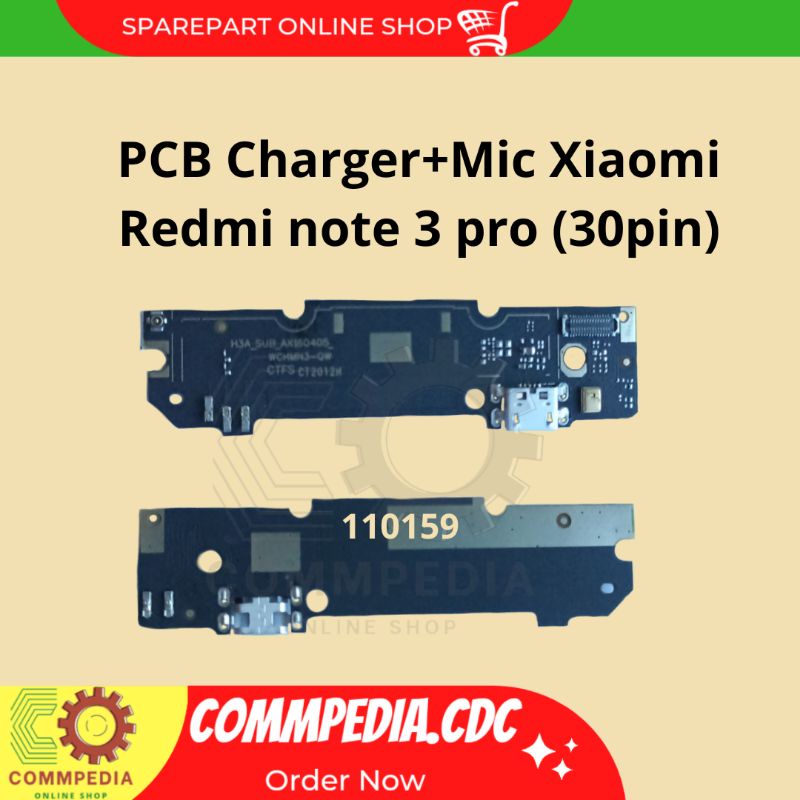 Fleksibel/PCB Charger Xiaomi Redmi Note 3 Pro
