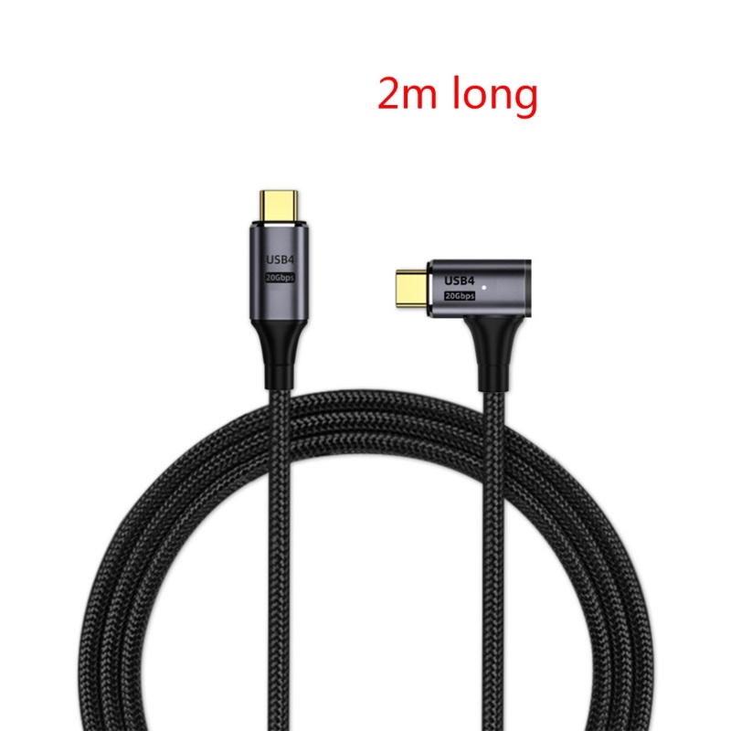 Kabel USB4 btsg 20Gbps Dengan Kabel Cas 100W Dan Display 8K @ 60Hz 7680x4320p