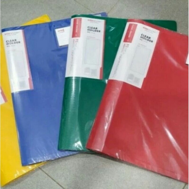 

Map Clear Holder isi 60 lembar/ Display Book F4 Isi 60 Pocket Inter X