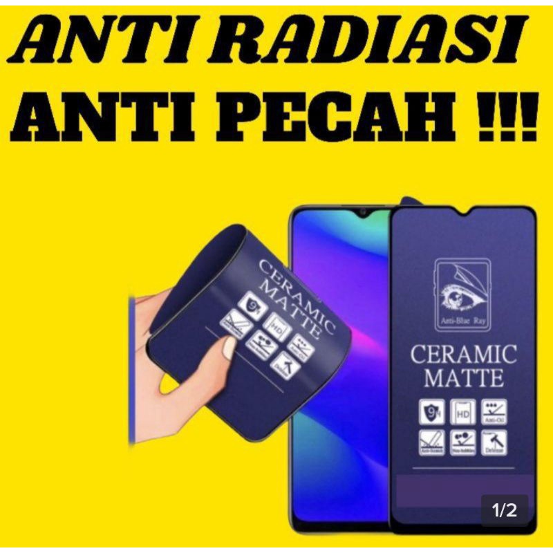 TEMPER GLAS BLUE ANTI GORES ANTI PECAH ANTI RADIASI SAMSUNG A02/M02 A02S/A03S/A12