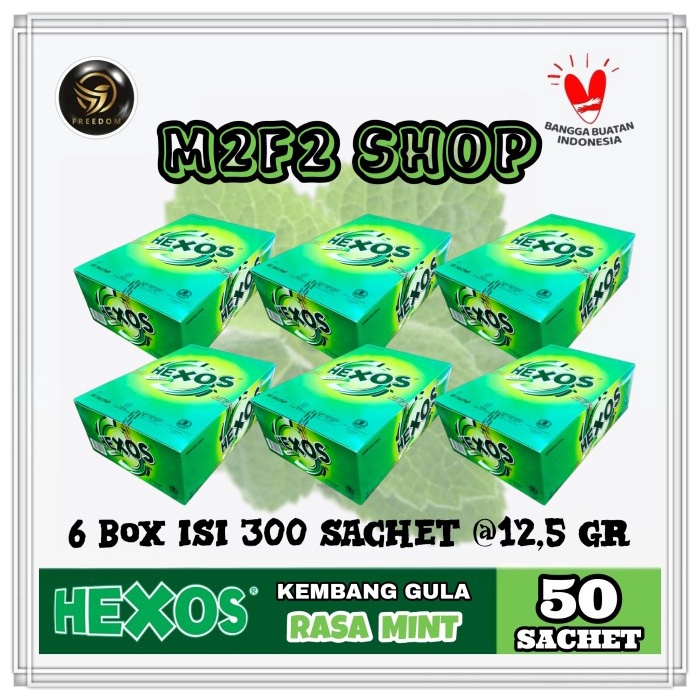 

Permen Hexos Rasa Mint Sachet Isi 5 Butir - 12,5 gr (Kemasan 6 Box)