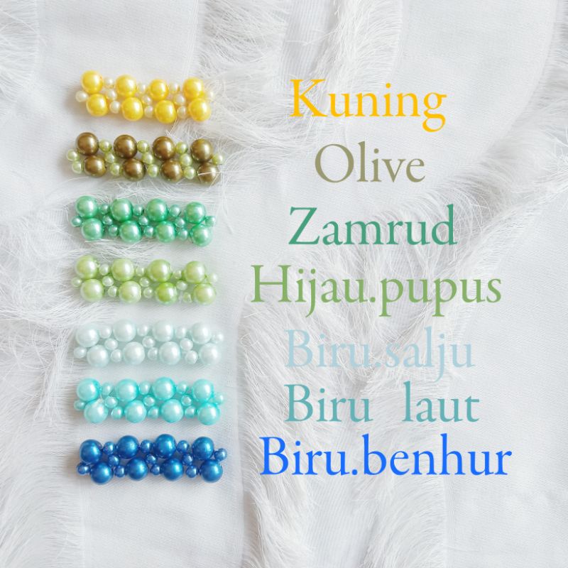 Payet kebaya, Payet gamis, Payet rangkai mutiara dijual per 1cm, (minimal beli 10pcs)