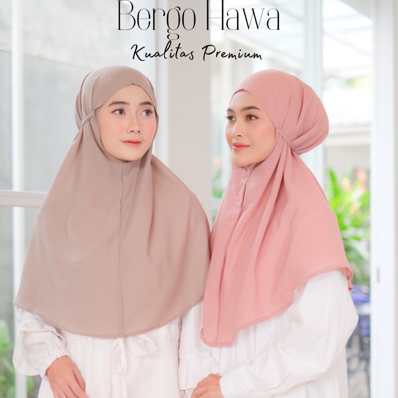 Hawa Instan/Bergo Maryam/Daily khimar/Bergo Syari/Bergo Rumahan