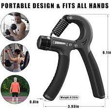 HAND GRIP/HANDGRIP ADJUSTABLE 5-60 KG ALAT LATIHAN OTOT/PENGUAT TANGAN/ALAT FITNESS