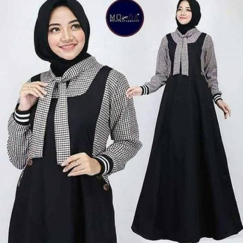 Aulia Dress Ceruti By Dian Pelangi Limited Edition Busana Muslim Gaun Batik Pesta Pernikahan Kondang