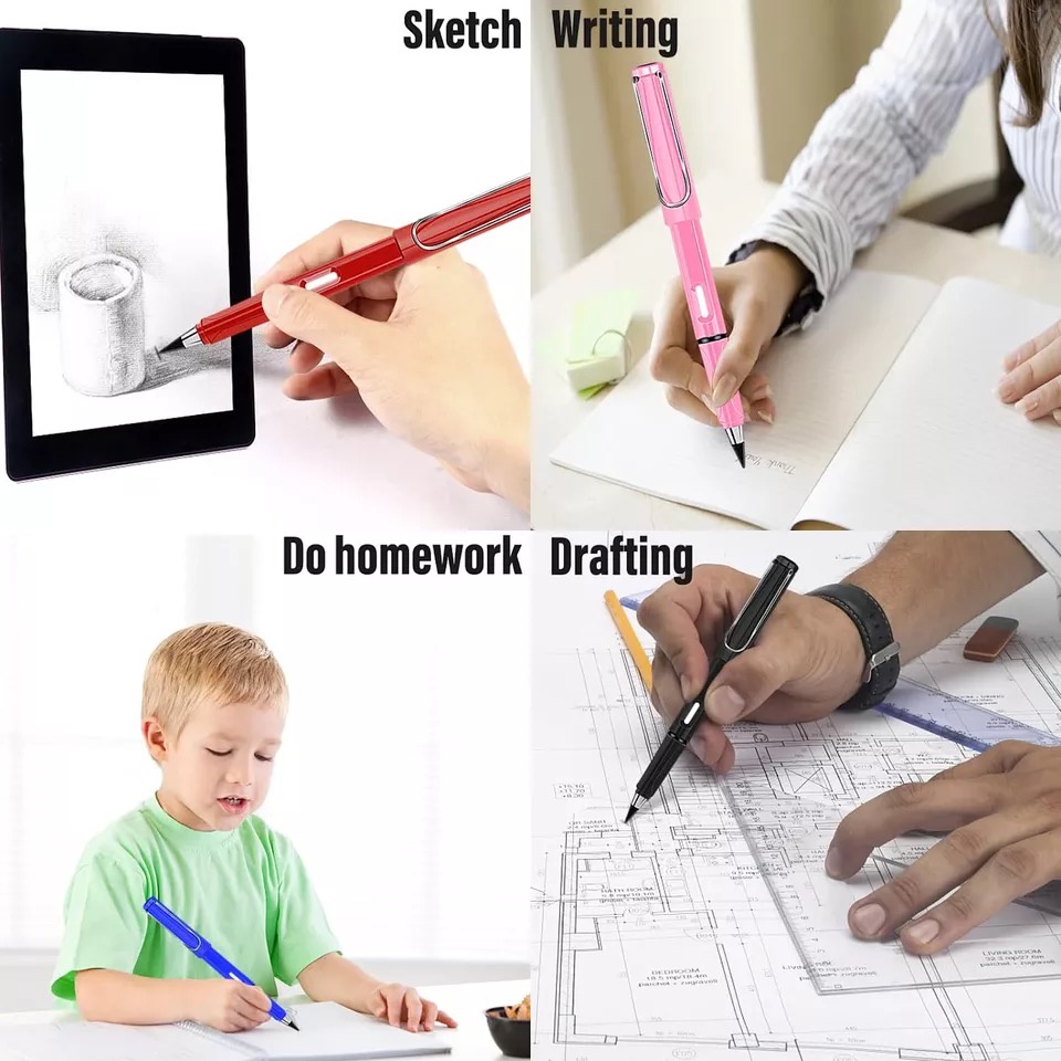 [M7] ETERNAL PENCIL PREMIUM / PENSIL ETERNAL TANPA ISI UNTUK SEKOLAH / PENSIL TANPA RAUTAN / PENSIL TANPA BATAS