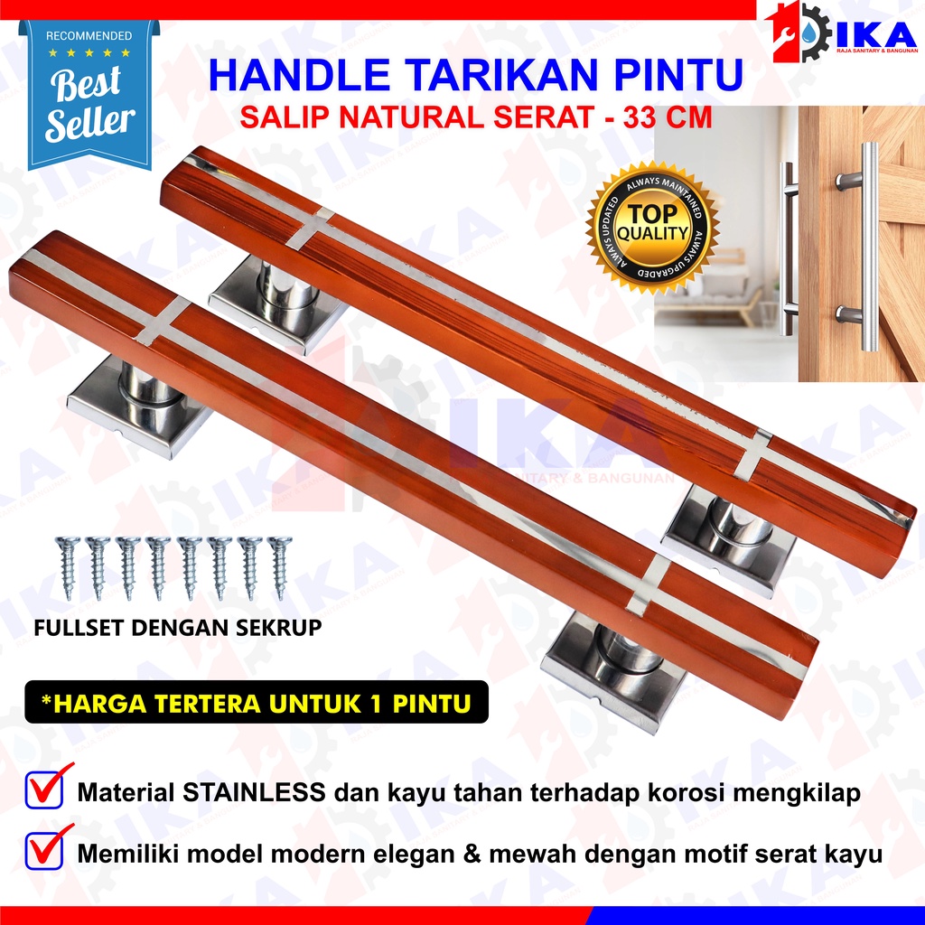 handle pintu rumah minimalis tarikan gagang stainless murah 33cm dan 45cm