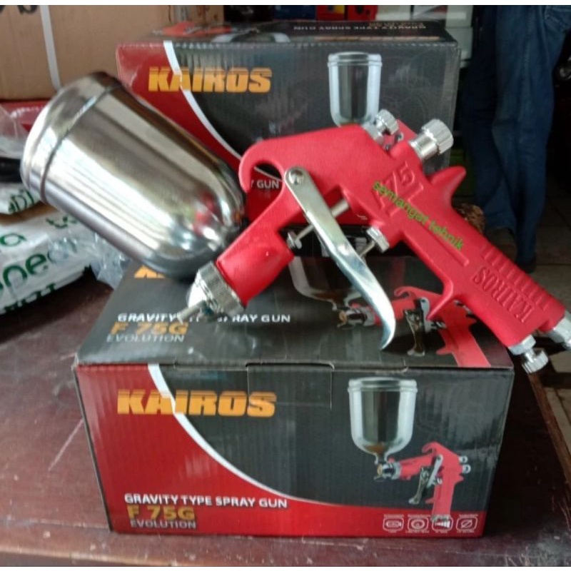 Spraygun cat F75 KAIROS/ TABUNG CAT KOMPRESOR ANGIN F75 KAIROS