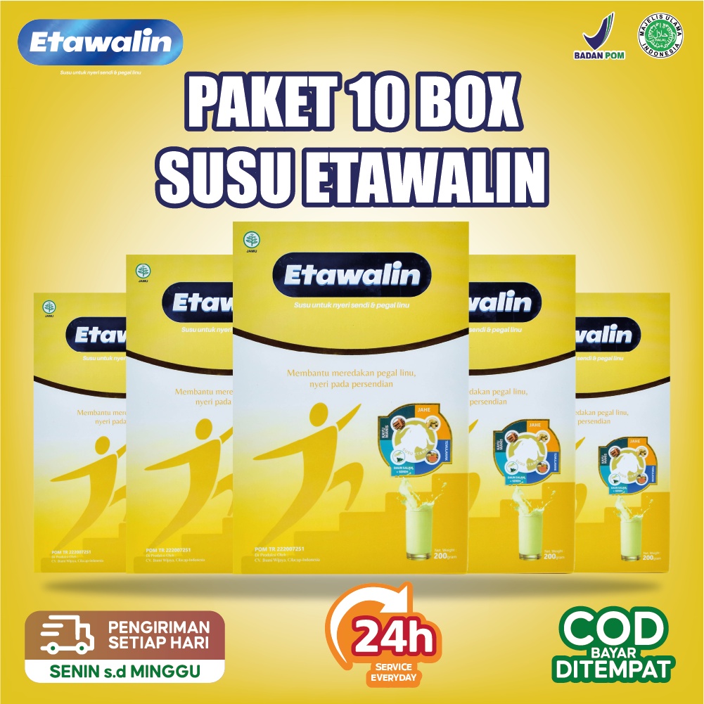 Etawalin Susu Kambing Asli Atasi Nyeri Sendi Dan Asam Urat Original 3 Box