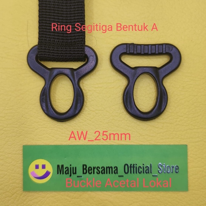 Buckle Acetal Lokal - RING Segitiga Bentuk A ( AW ) SK1