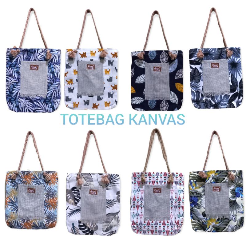TAS TOTEBAG MURAH ASLI OLEH OLEH JOGJA MALIOBORO // TAS MURAH // TOTEBAG KANVAS // TOTEBAG MURAH // 
