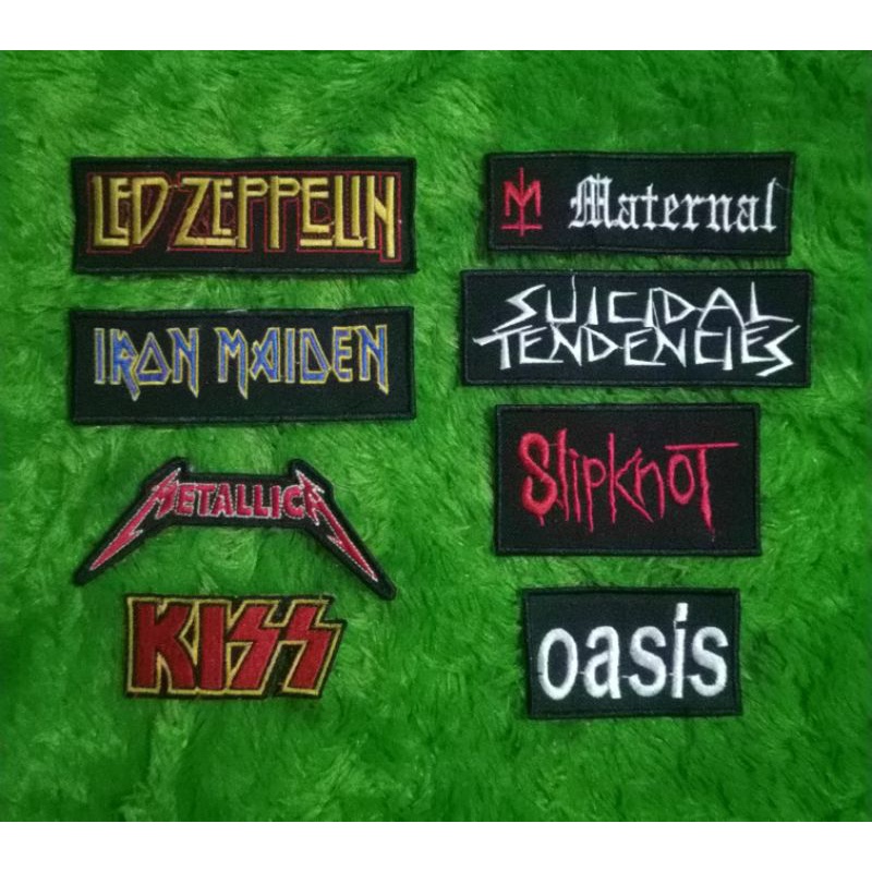 PATCH BORDIR EMBLEM BORDIR ROCK BAND