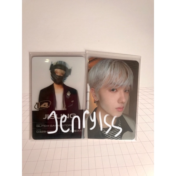 photocard lenti jisung scratch glitch mode