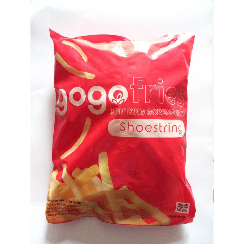 

Ay00! GOGO Kentang Goreng Shoestring 1 Kg Renyah Lembut