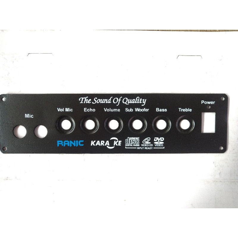 Panel Speaker Aktif Besi 6 Lubang Plat